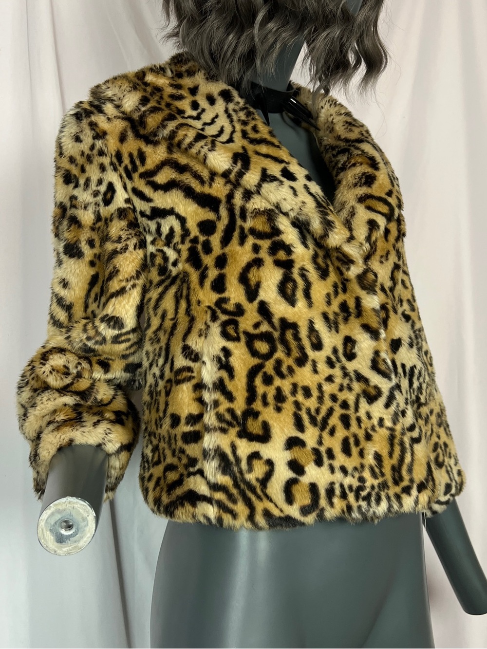 Vintage 90s - Y2K Forever 21 Leopard Print Faux Fur Jacket